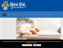 Tablet Screenshot of hotel-ertl.de